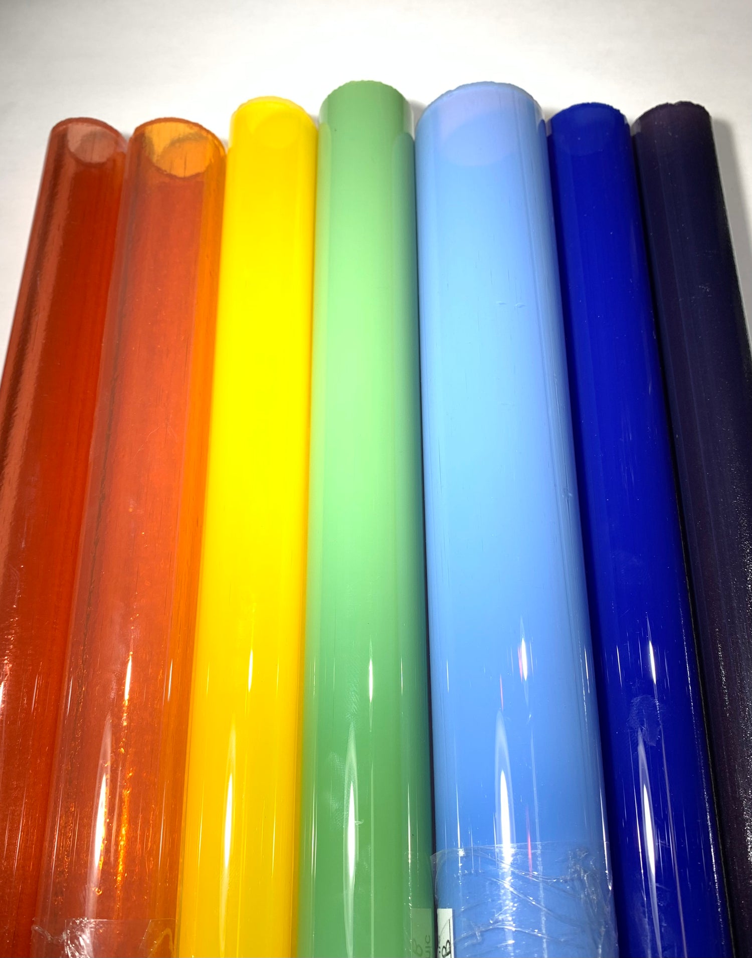 Borosilicate color tubing