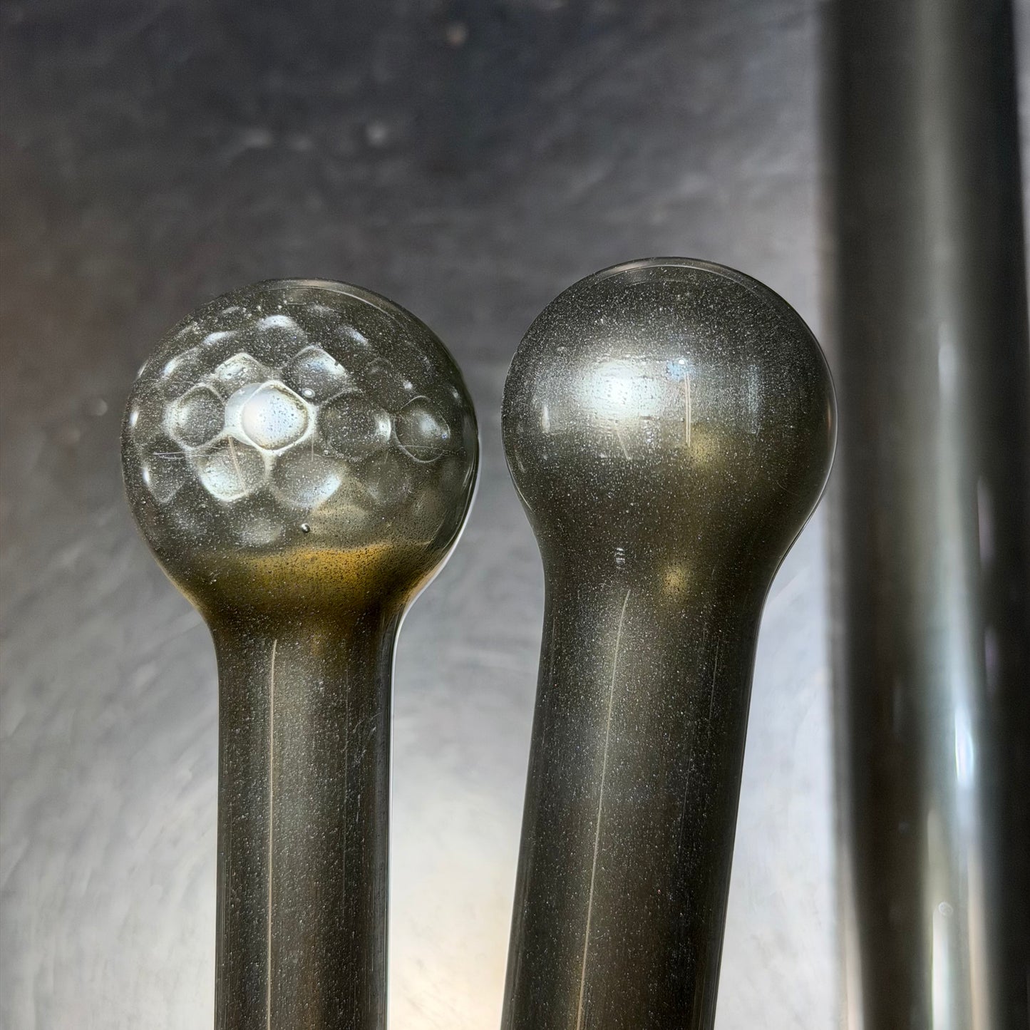 Clear over Exp. Bronze Pearl Sparkle Tube