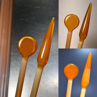 Exp. Light Orange Opal Rod