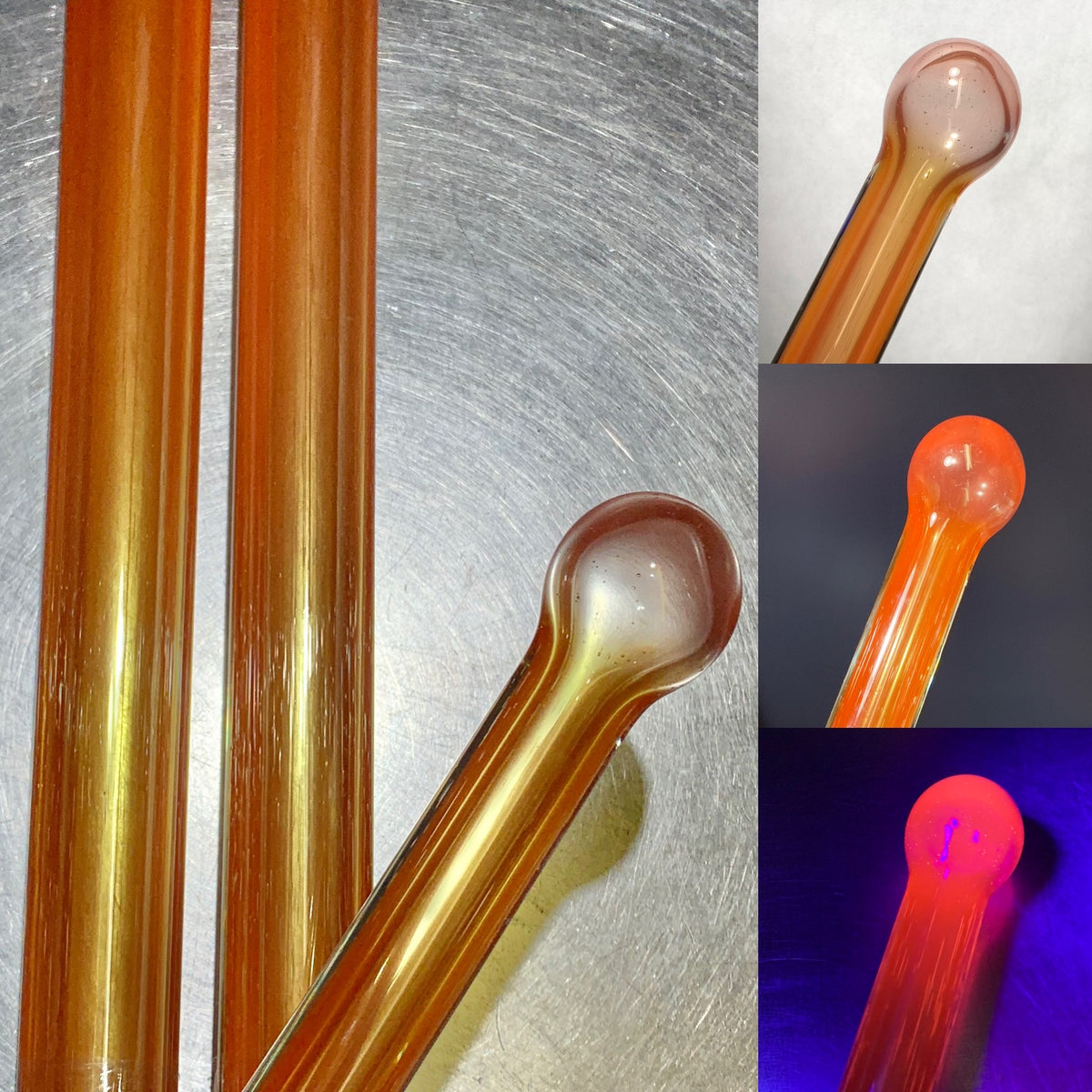 UV over orange Tube